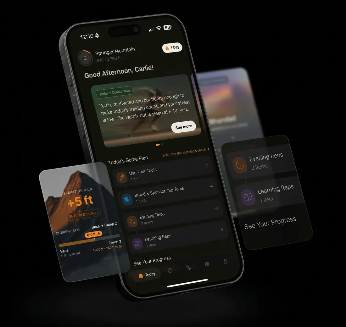 A day with the MindRep app